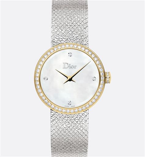 dior satine watch|La D de Dior Satine Ø 25 mm, Quartz Movement.